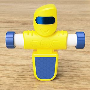 Foosbots Singles Series 2 - Limited Edition Yellow/Blue Color